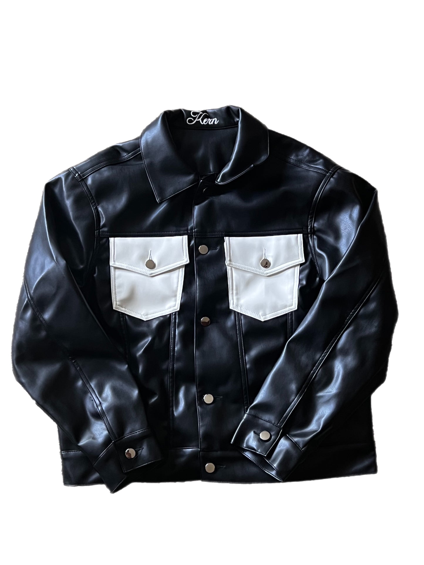Black Leather Castle Jacket V2